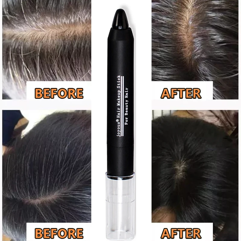 

Черно-коричневая одноразовая ручка для окрашивания волос, мгновенное покрытие серых корней, крем-карандаш для окрашивания волос, быстрая Временная ручка 3,5 г, прикрывающая белые волосы