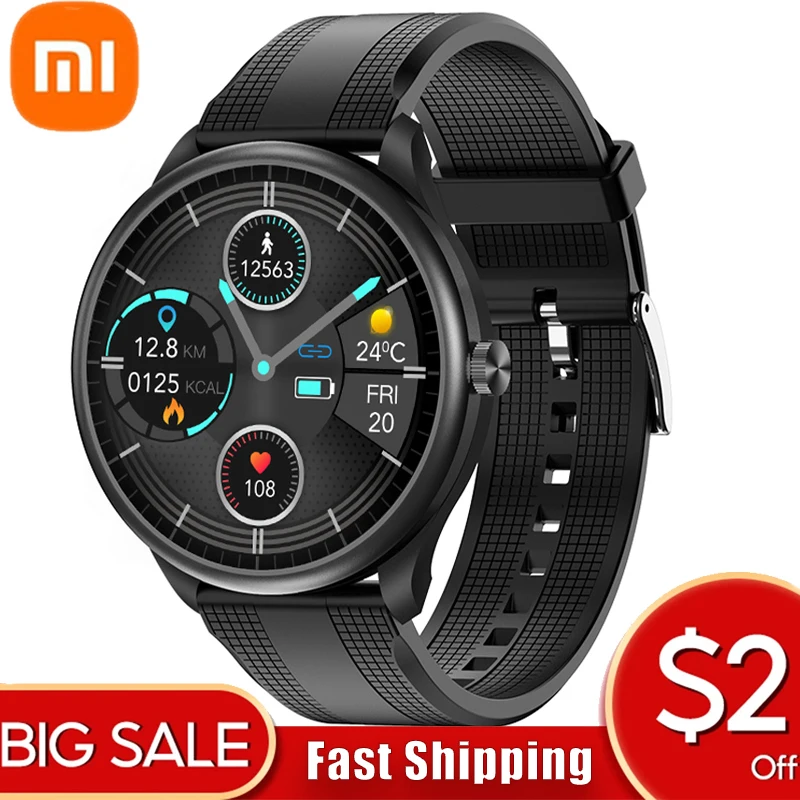 Monitor de Temperatura do Corpo Veres para Homens Xiaomi Bluetooth Chamada Resposta Relógio Inteligente Ecgppg Spo2 Mulher Pressão Arterial Fitness