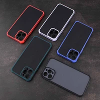 dual color case for iphone 12 pro max case silicone soft tpu cover for iphone 13 mini 11 pro x xr xs max 7 8 plus se 2020 case