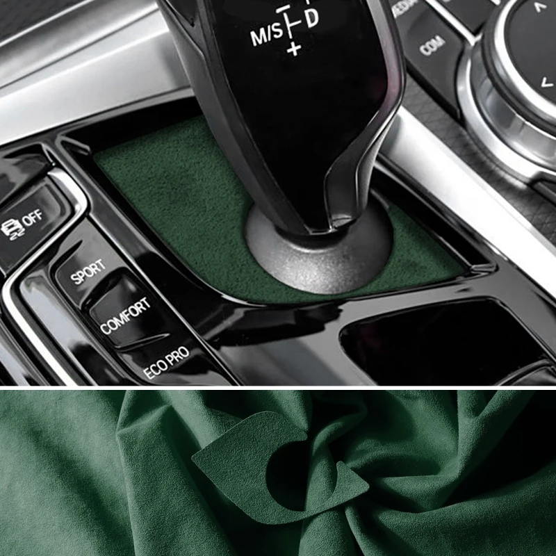 Сделано из алькантары для BMW 5 серии G30 G38 6GT, центральная консоль, панель переключения передач, наклейка, автомобильные аксессуары премиум-класса для интерьера (art.: 3920cfb5bbf19) - 3920cfb5bbf19