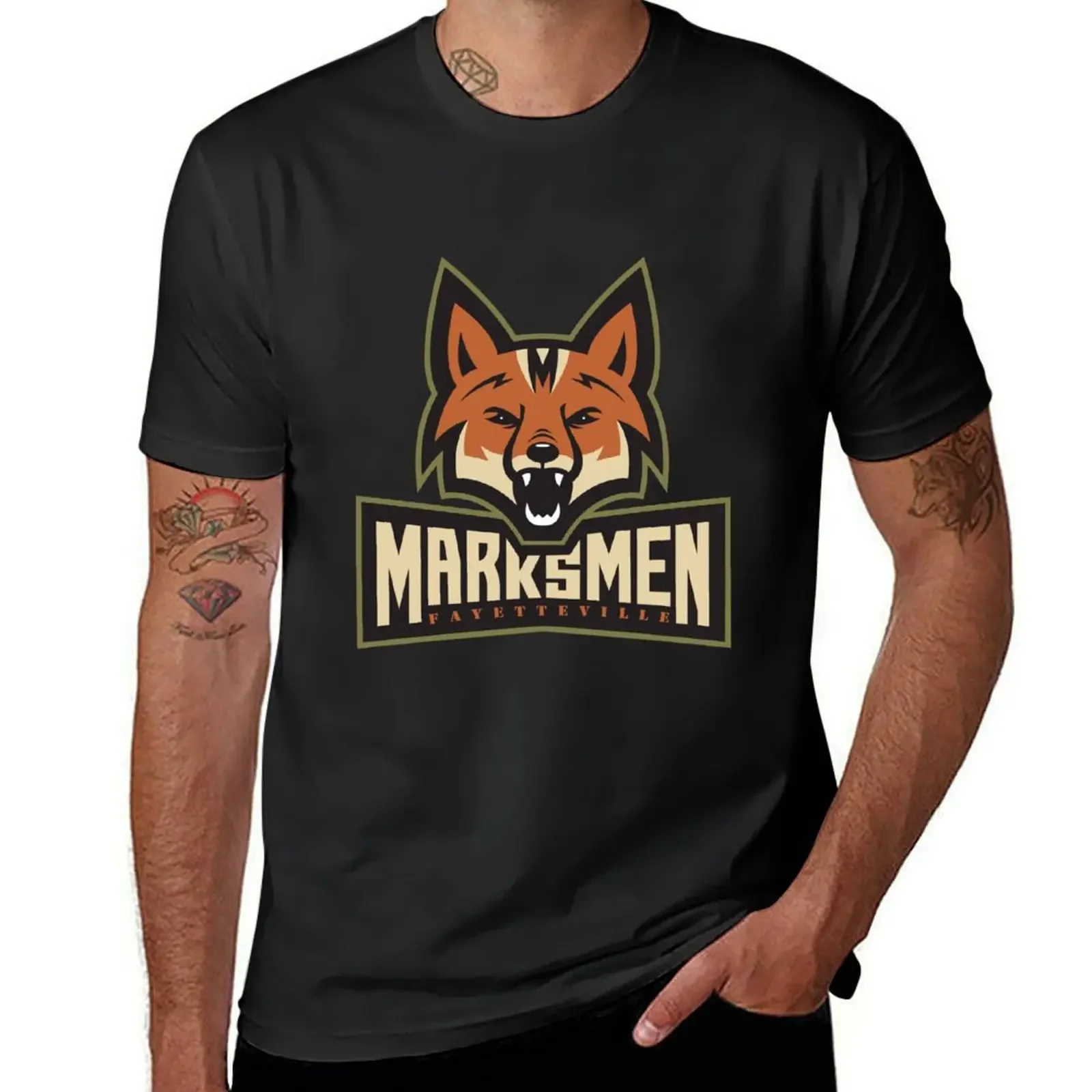 Футболка Fayetteville Marksmen Essential роскошные мужские рубашки футболка с рисунком модные