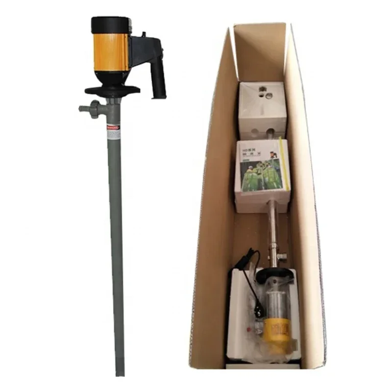 Электрический ведущий барабанный насос HD-E2-V+PPHT-1200 на 15% NAOH