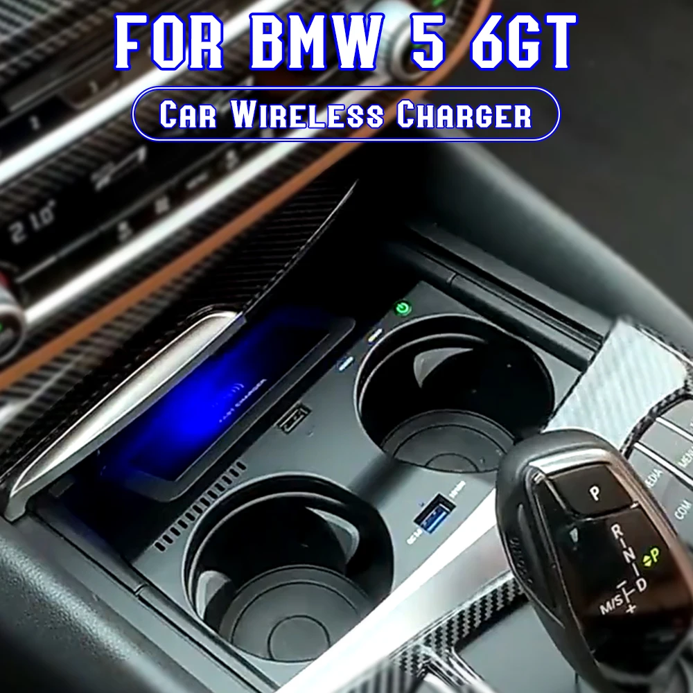 Автомобильный держатель для телефона беспроводное зарядное устройство bmw 5 6