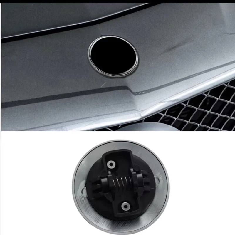 

57mm Car Front Emblem Badge Modified Bonnet Chrome Hood Cover for Mercedes benz AMG W203 W204 AMG C E S Class W210 W211 W220