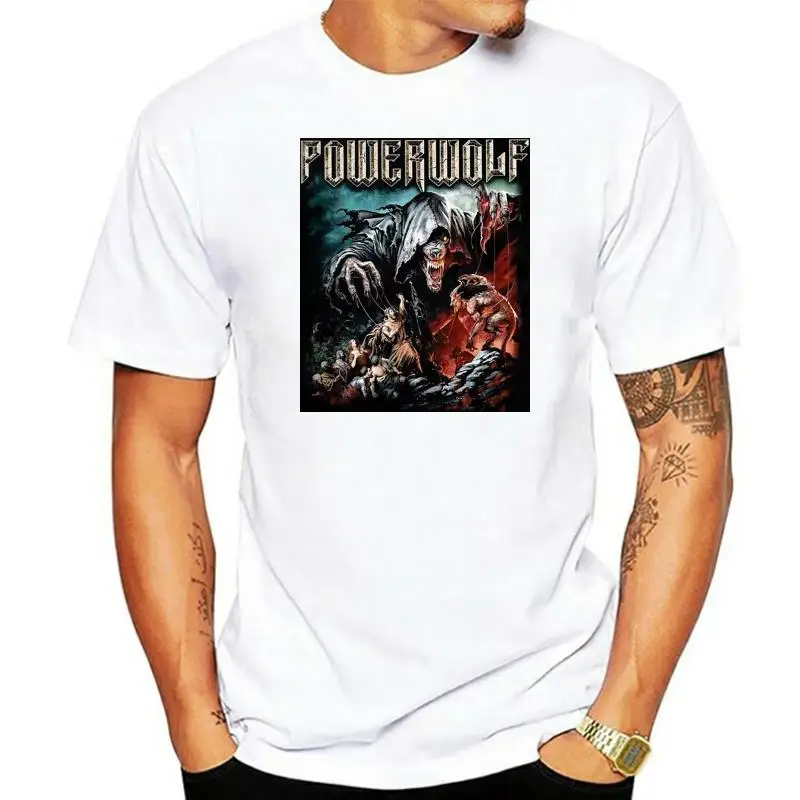 

New POWERWOLF THE SACRAMENT OF SIN Vintage T-shirt Tee Retro Unisex