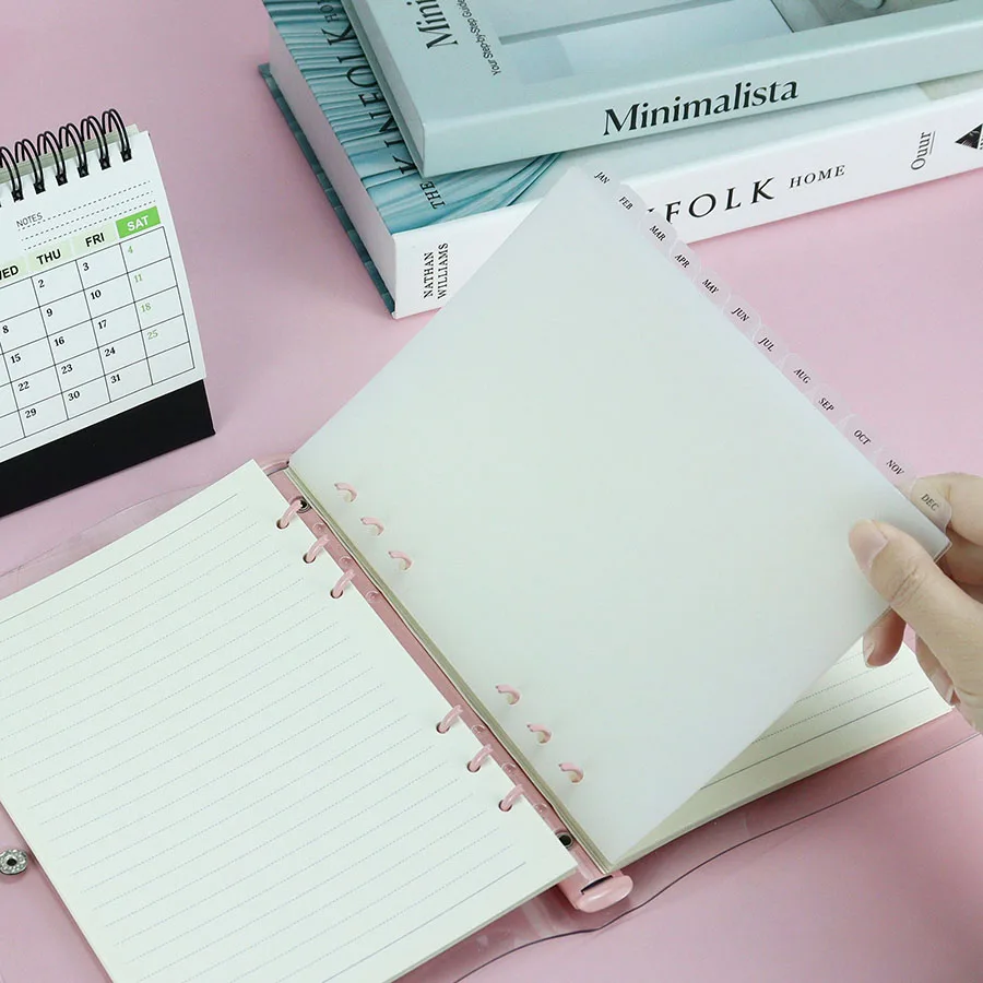 Binder Notebook Index Pages