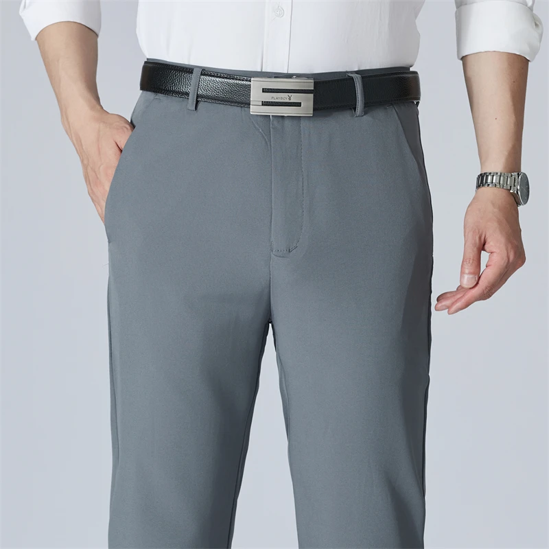Мужской весенне-летний модальный деловой повседневный костюм брюки длинные