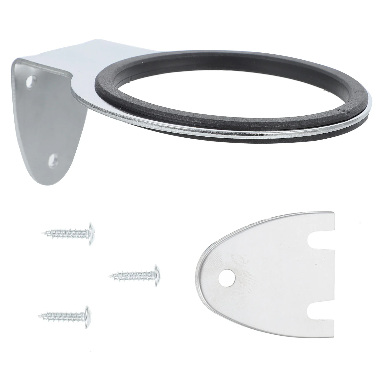 

1pc Adhesive Blow Dryer Holder Rack Hair Dryer Rack for Barbershop Steel Hair Blower Holder Hair Dryer Wall Container