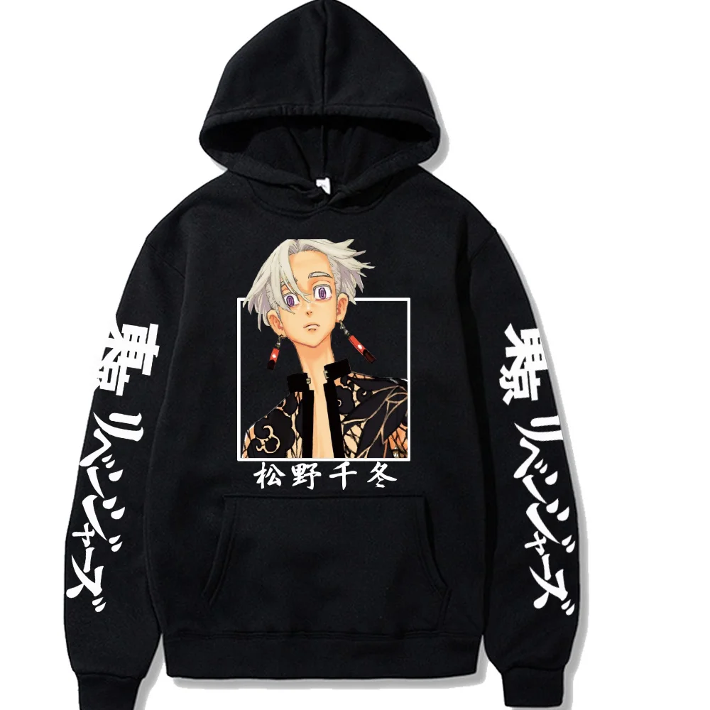 

Anime Tokyo Revengers Izana Kurokawa Manga Hoodies Long Sleeve Casual Pullovers Men Women Oversized Sweatshirts Women