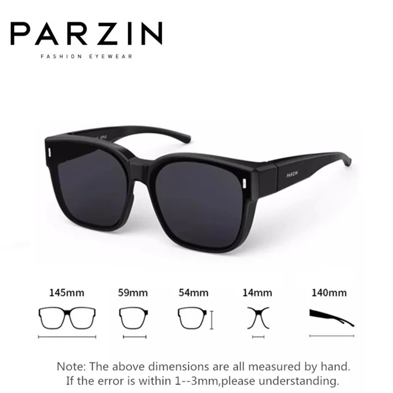 PARZIN поляризационные детские солнцезащитные очки на клипсе для девочек и