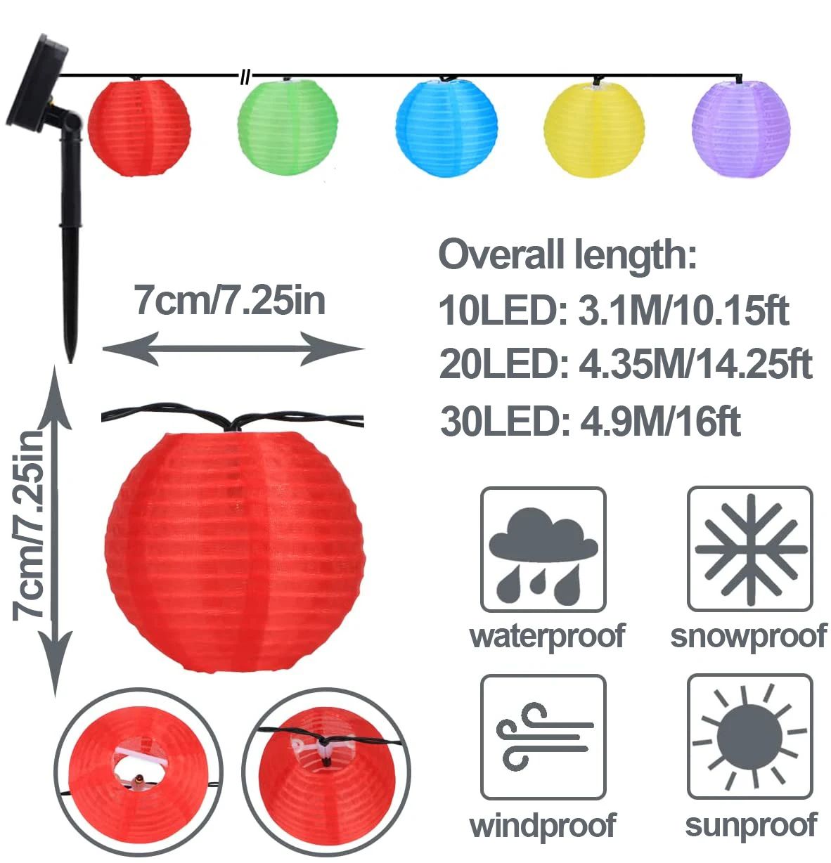 Фонари на солнечной батарее свадебные украшения китайский фонарь