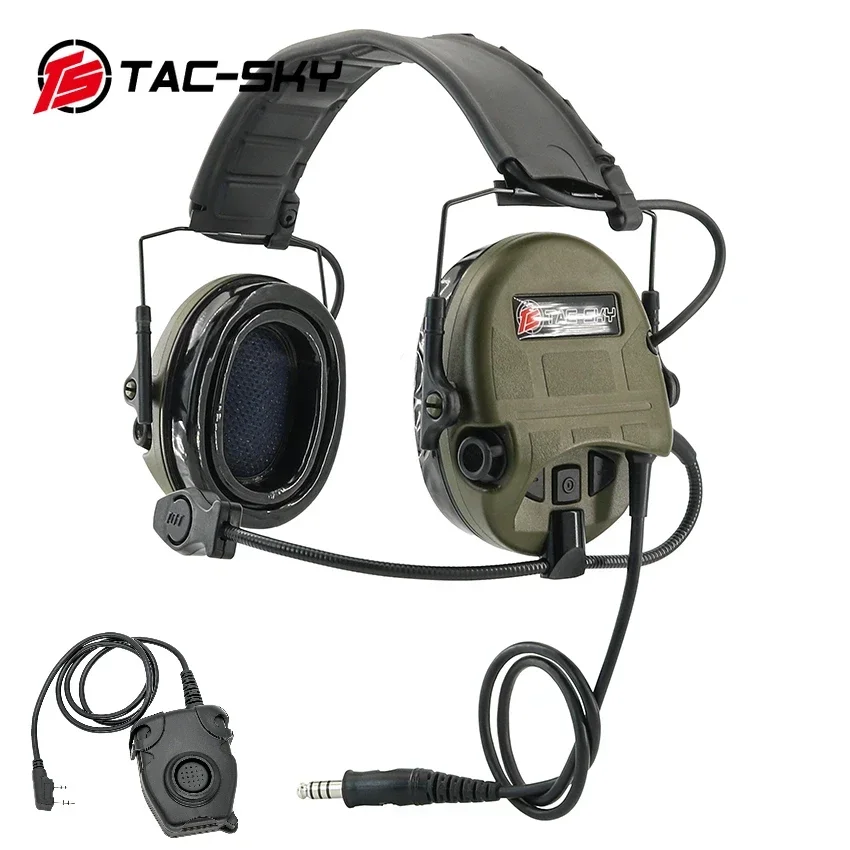 TAC-SKY SORDI UItra Тактическая гарнитура силиконовые наушники для защиты органов слуха