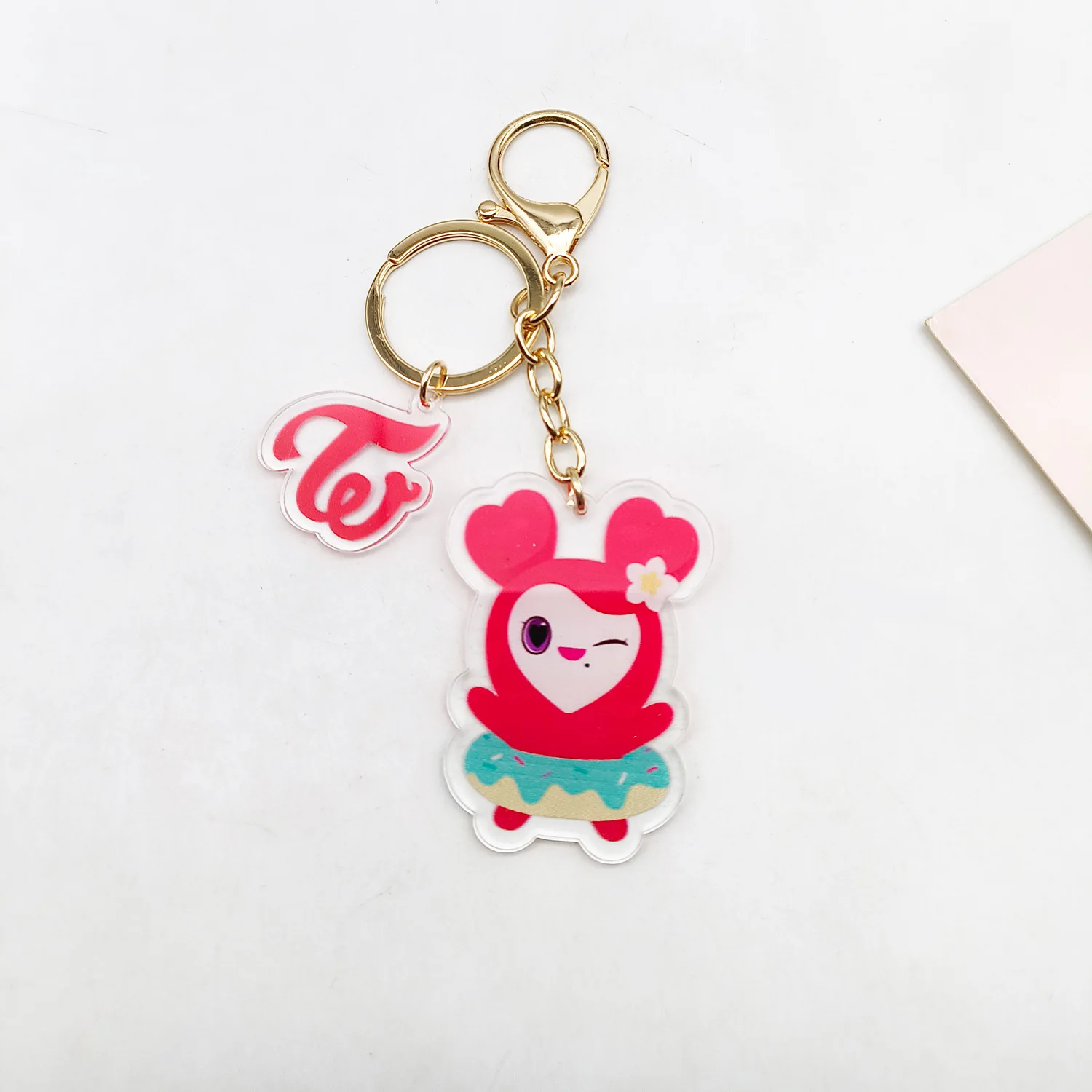 Корейская группа двухсторонний акриловый брелок с мультяшным изображением