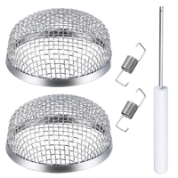 2pcs rv insect net cover stainless steel ventilation grille with installation tool rv accessories