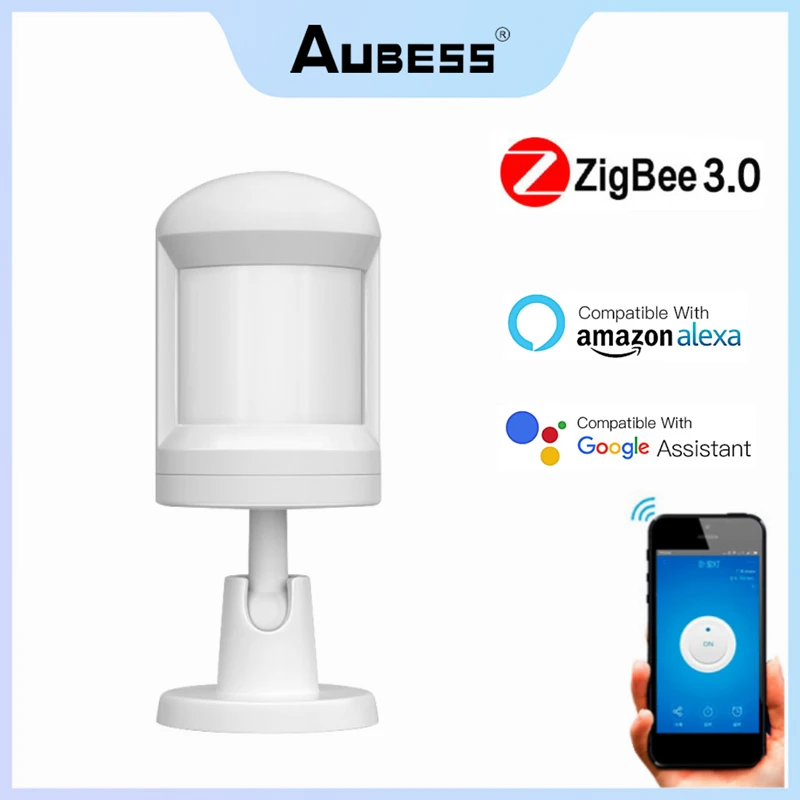 

Датчик движения Tuya ZigBee PIR, беспроводной детектор движения, работает с Google Home Alexa