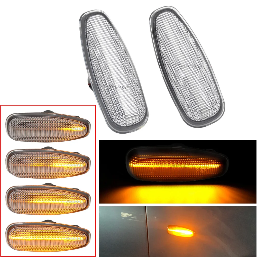 Светодиодный динамический боковой указатель поворота последовательный для Hyundai