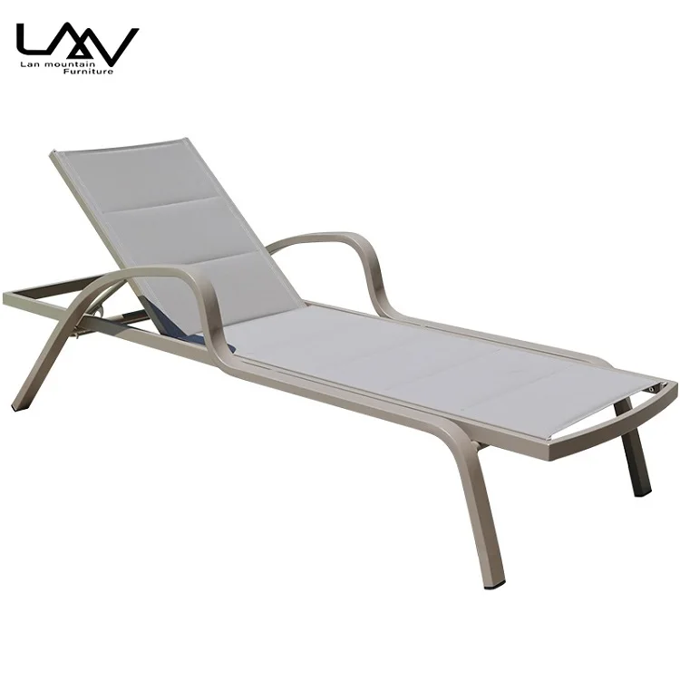 Современный открытый сад пляжное кресло с откидной спинкой роскошный отель