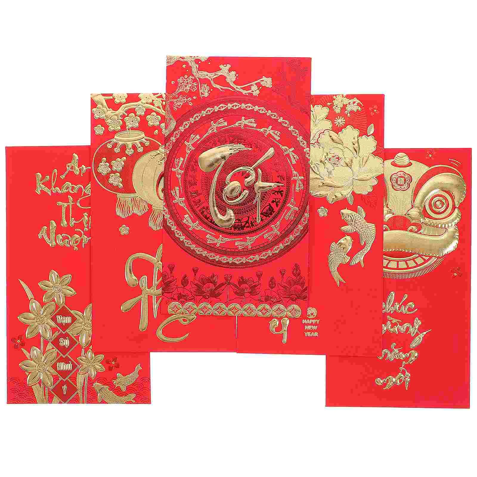 

Red Envelopes Money Year Envelope Chinese New Packet Gift Bao Hong Festival Spring Pocket Rabbit Lucky Weddingcash Hongbao