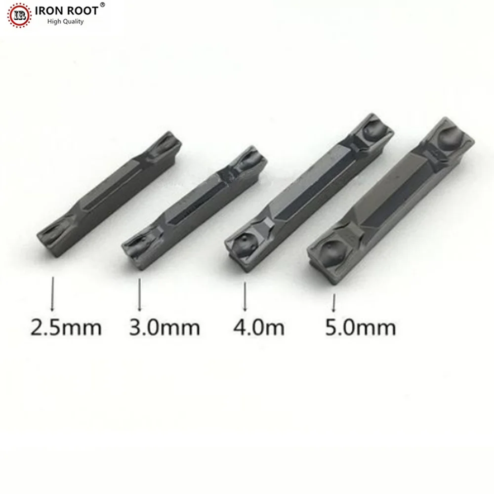 10 шт. .ZTED02503-MM YBG205 + 2P QEED1616R17 Твердосплавная канавочная пластина с ЧПУ