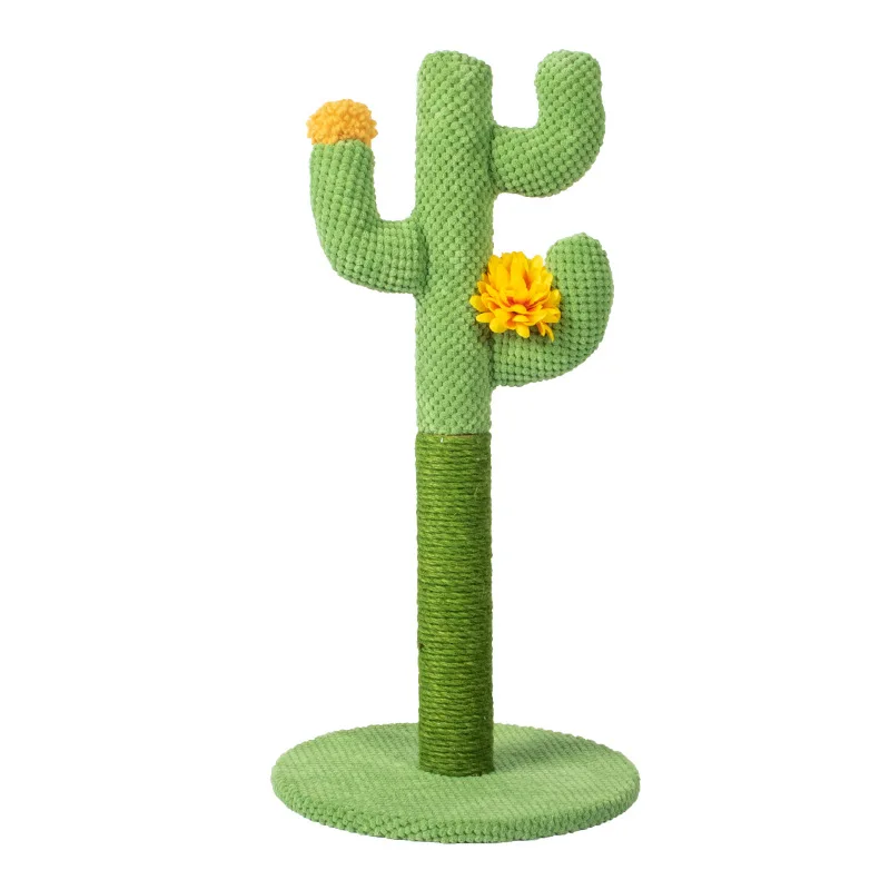 

Cactus Tree Tower Sisal Cat Scratcher Board Kitten Climbing Frame Jumping Platform Anti Scratch Furniture Protector Cat Supplies