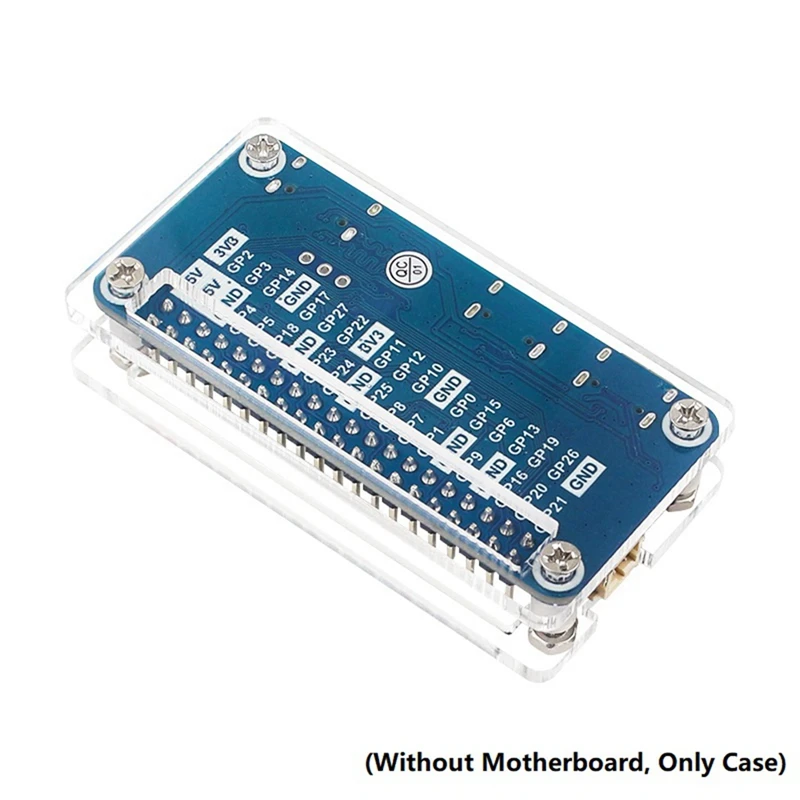 Для Raspberry Pi RP2040-Pizero прозрачная акриловая искусственная кожа акриловые Защитные