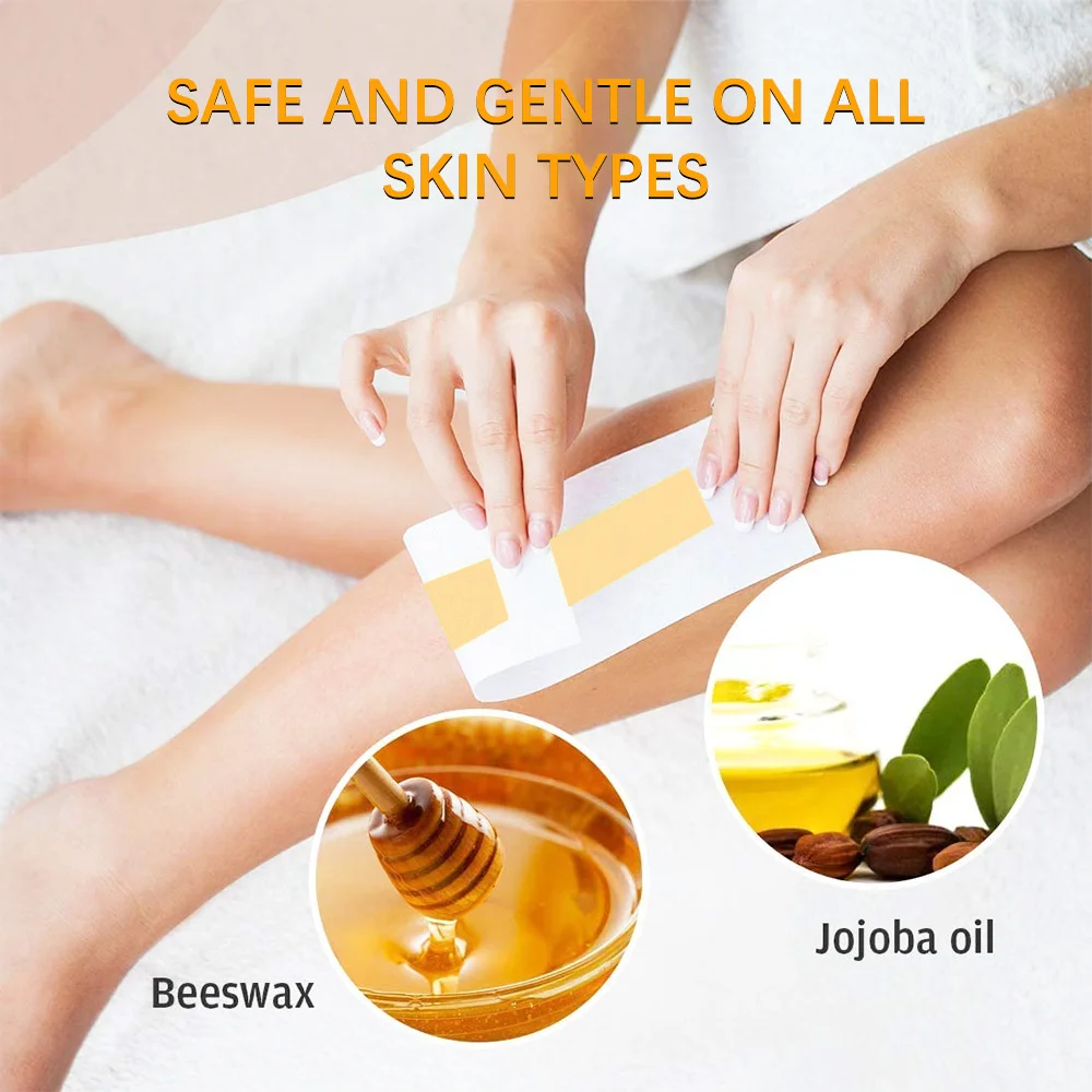 

Wax Strips Paper For Hair Removal Body Professional Eyebrow Underarm Wax Hair Removal Epilating Non-woven Waxing Wax Strip Paper
