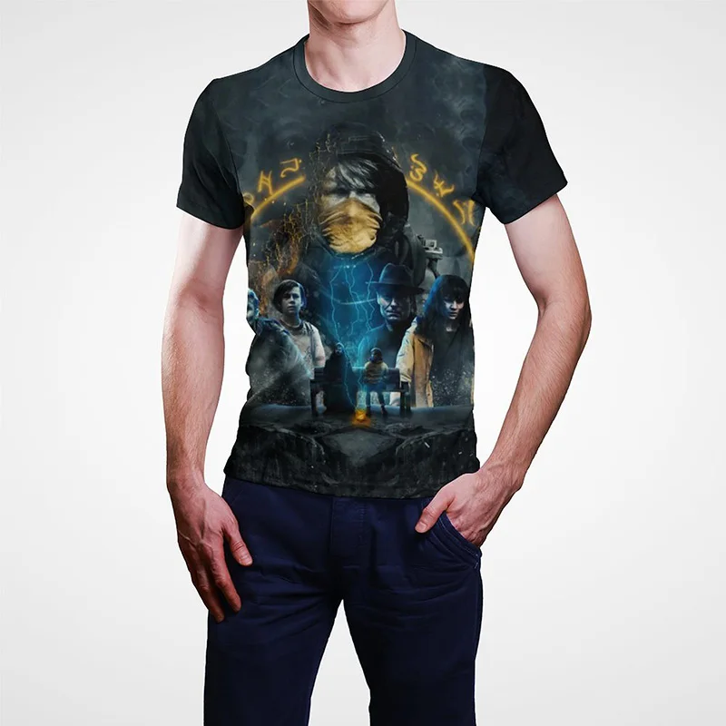 New Dark Netflix T Shirt Boy Girl Kids Summer Short Sleeve 3D Print Cool Men Women Fashion Casual T-shirt Unisex Tops Clothes