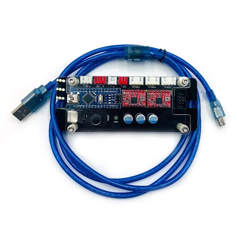 

Автономная плата контроллера GRBL, 2 оси, шаговый двигатель, двойная ось Y, USB плата драйвера для GRBL, для гравировального станка, резьбы