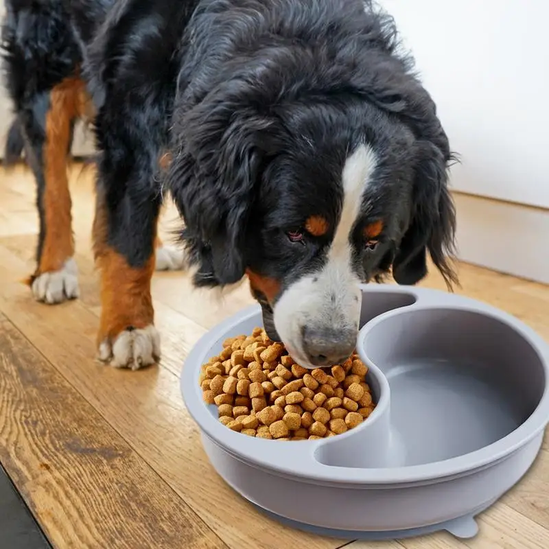 Новая кормушка для собак миска еды и воды силиконовые кормушки дозирования кошек