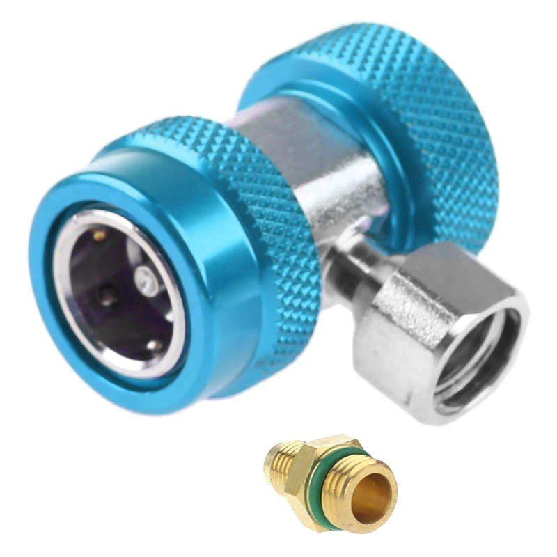 New 2Pcs R134A H / L Adapters Quick Coupling Air Conditioner Coolant Adjustable | Air-conditioning Installation