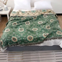 100 cotton bohemian blanket bedspread for bed green muslin large soft summer blanket throw cover for sofa %d1%82%d0%be%d0%bd%d0%ba%d0%be%d0%b5 %d0%be%d0%b4%d0%b5%d1%8f