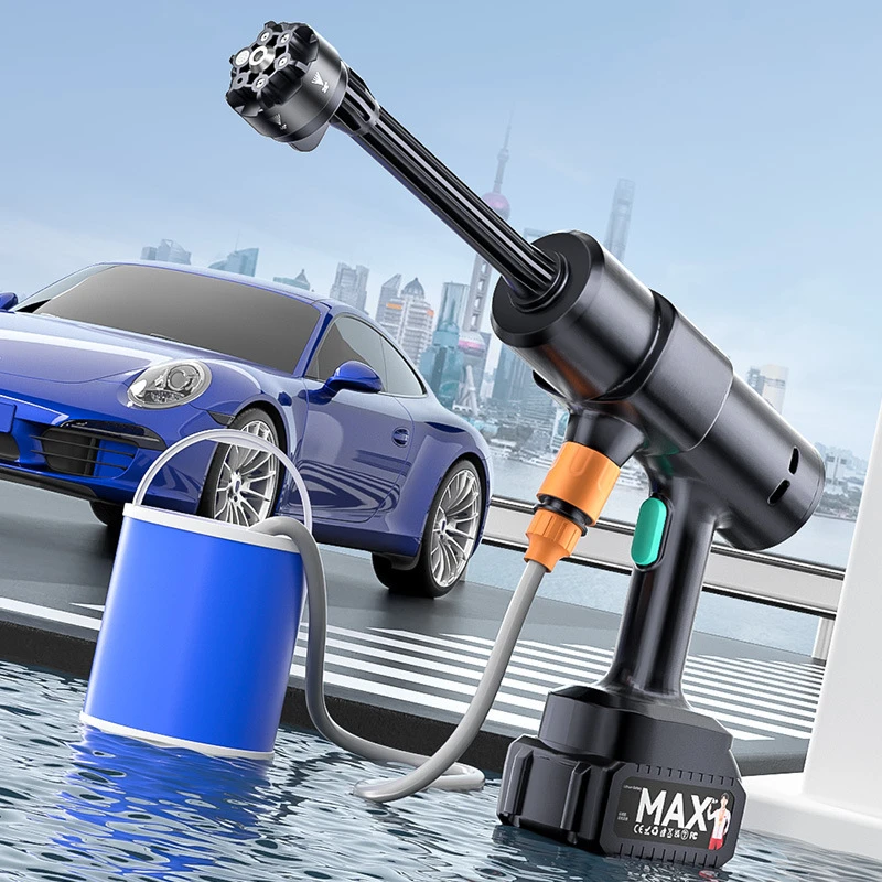 Беспроводная электрическая мойка высокого давления 6 в 1 автомобиля садовый