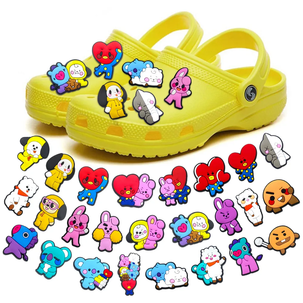 

New 1pcs Jibz Puppy Alpaca DIY Croc Cartoon Animal image Shoe Charms Accessories Decorate Kids Girls women Birthday lovely Gifts