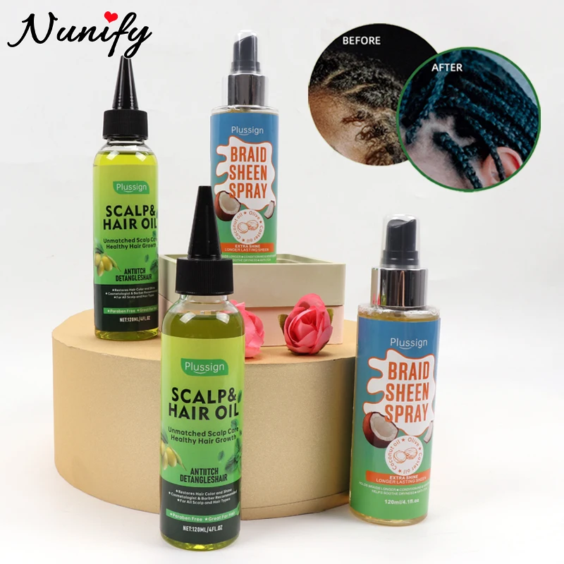 120ml Longer Lasting Sheen Spray For Braid Treatment Exotic 