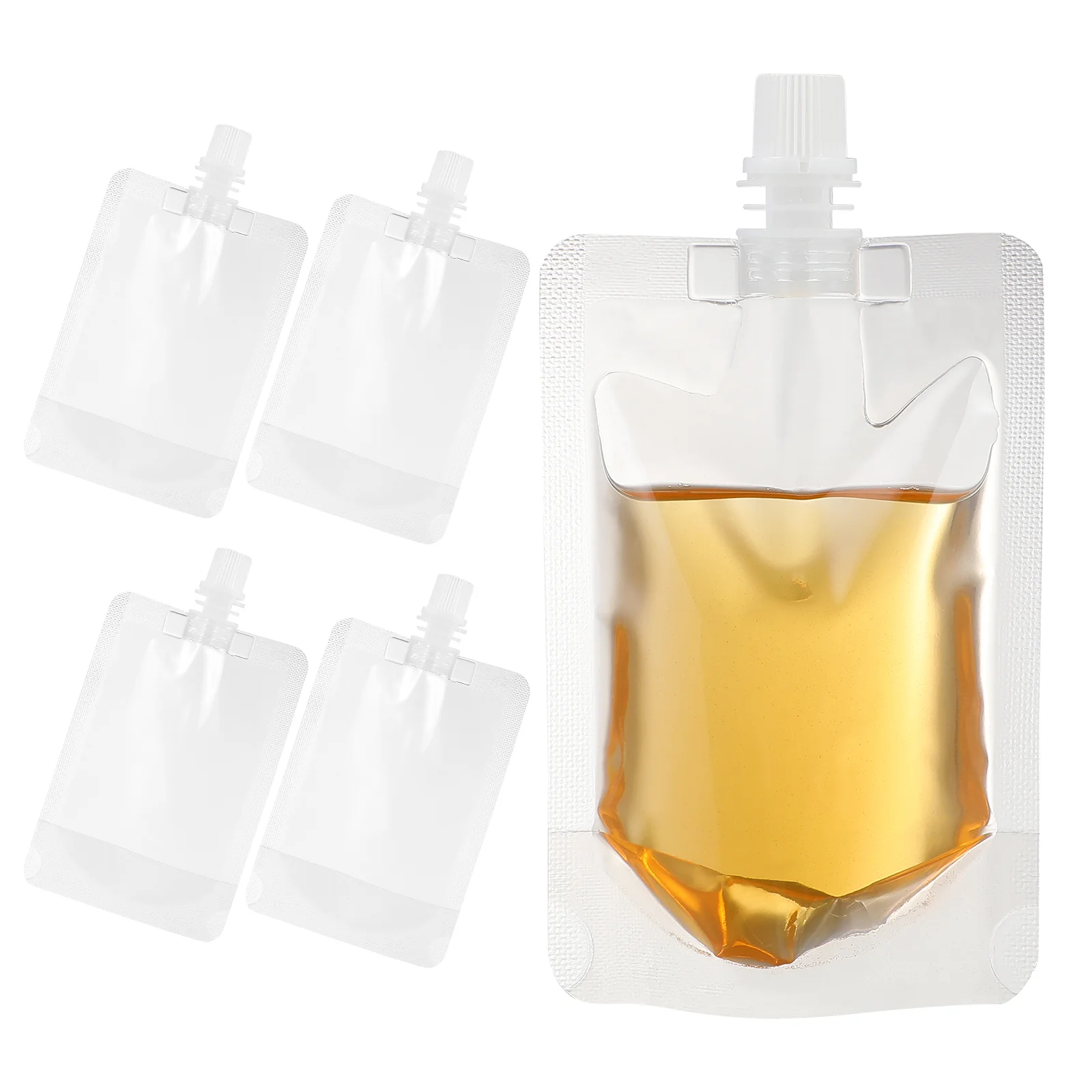 

50pcs Storage Pouch 200ml Drink Bag Flask Pouch Bag Travel Drinking Flask Concealable Drink Container