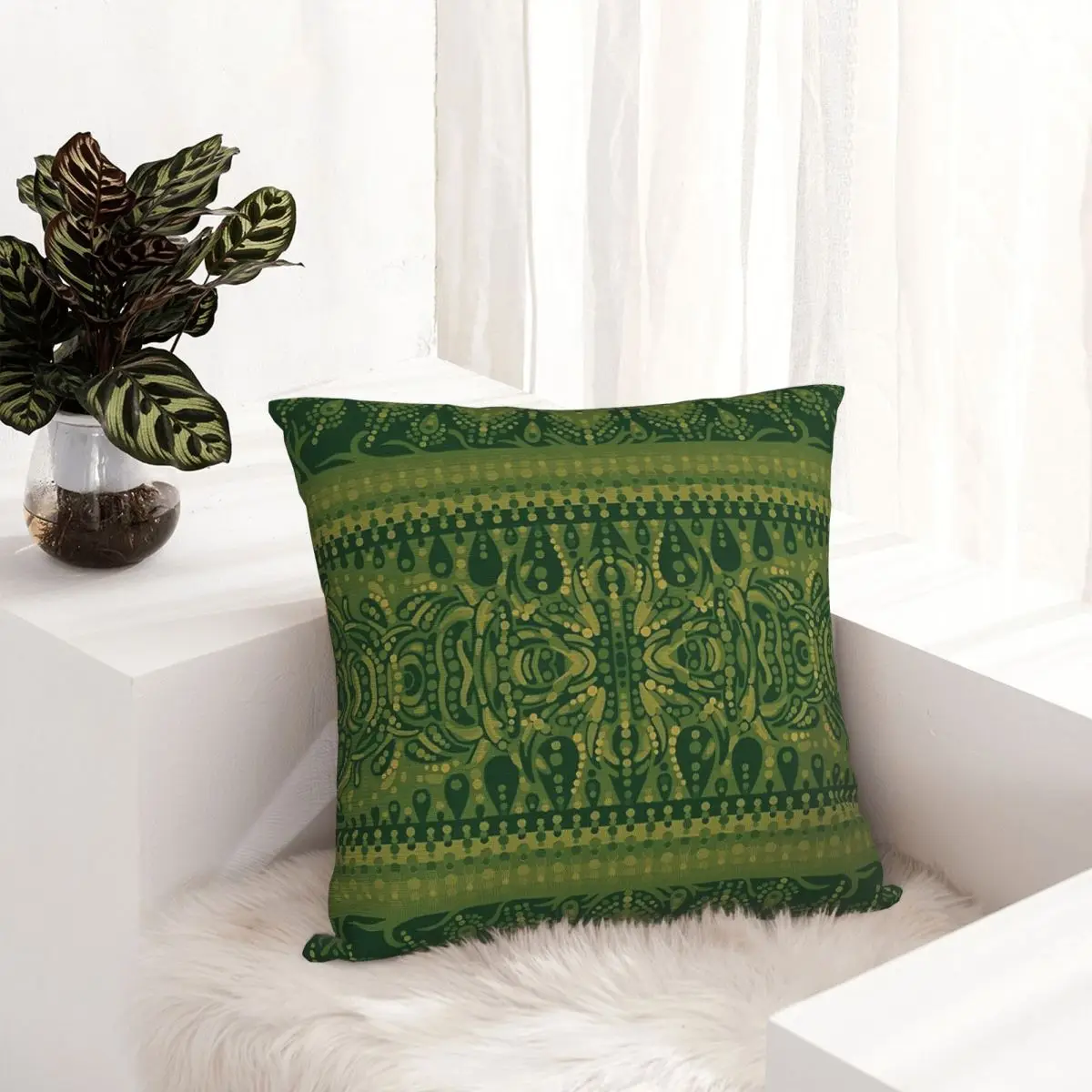 

Mandala Nymph pillowcase printed cushion cover sofa waist pillow pillow cover