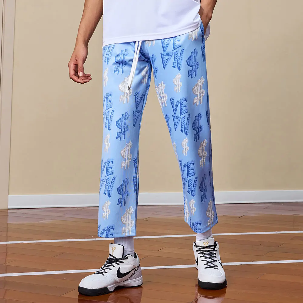 Повседневные брюки-шаровары с эластичной резинкой на талии и карманами в полный