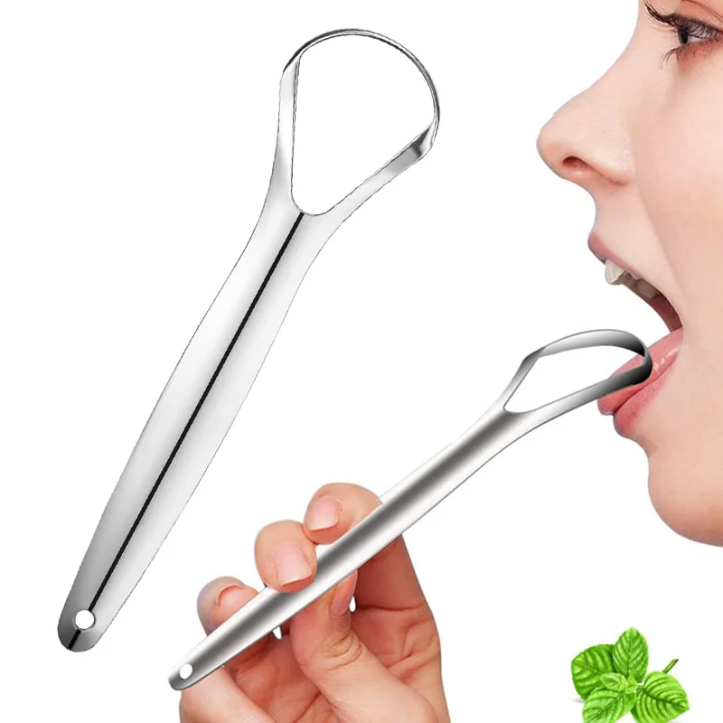 1 шт. скребок для языка из нержавеющей стали очиститель многоразовый инструмент