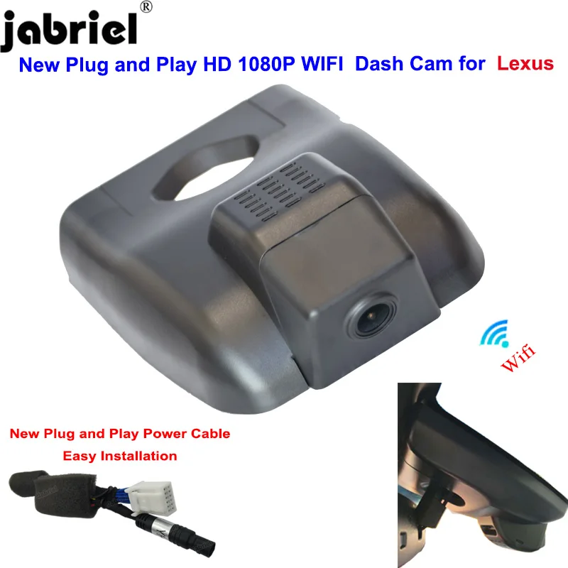 New HD 1080P Dash Cam 24H Wifi Car DVR Recorder for Lexus ES350 ES330 ES300 ES300h ES250 2008 2015 2016 2017 2019 2020 2021 2022