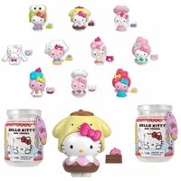 hellokitty miniatures figurines mini kawaii anime toys blind box water soluble doll double surprise color change for kids toys
