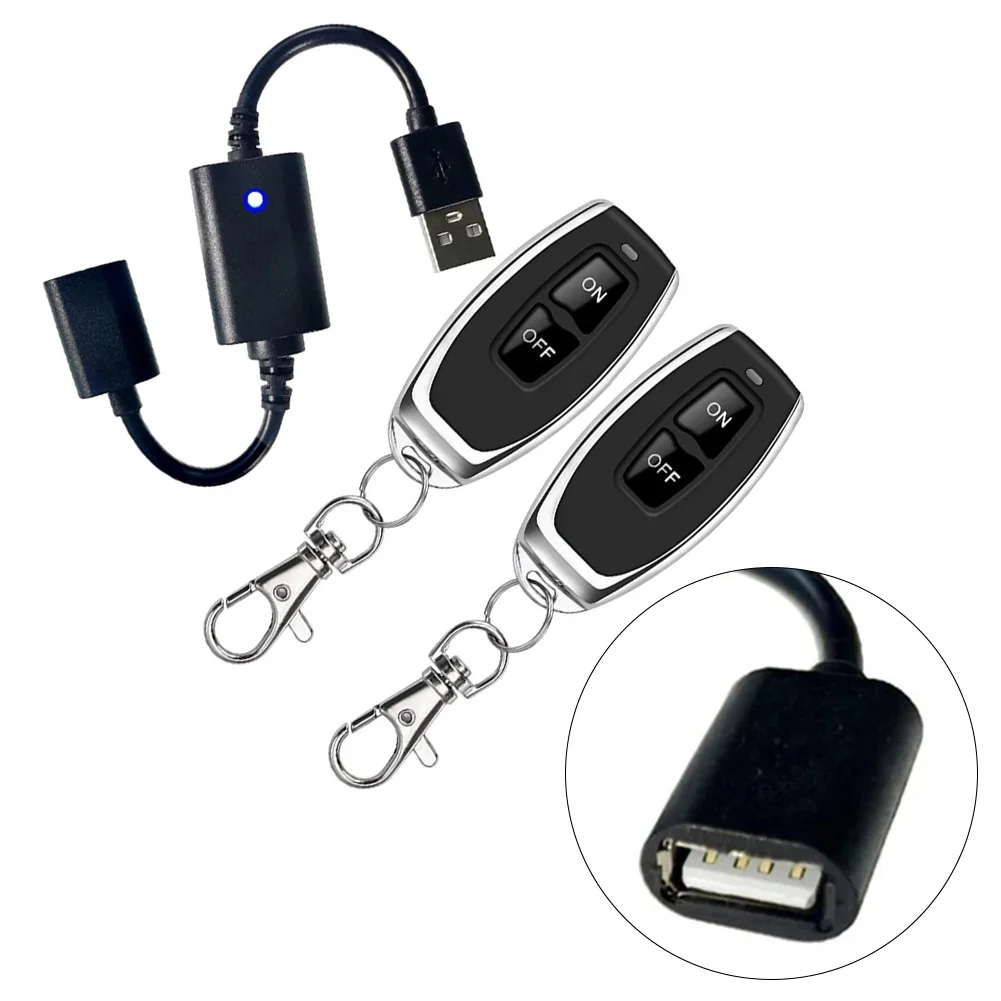 DC 5 В USB беспроводной радиочастотный пульт дистанционного управления мощность