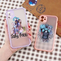 sally face game phone case matte transparent for iphone 7 8 11 12 13 plus mini x xs xr pro max cover