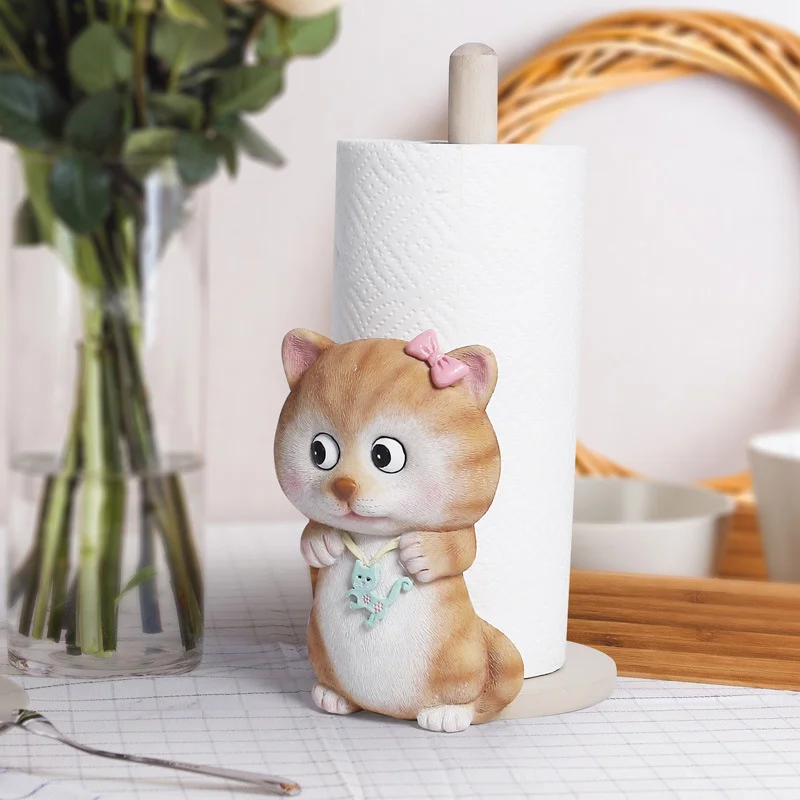 

towel rack cute creative living room bathroom koala cat pig toilet paper holder toilet paper box roll paper tube rack decoration