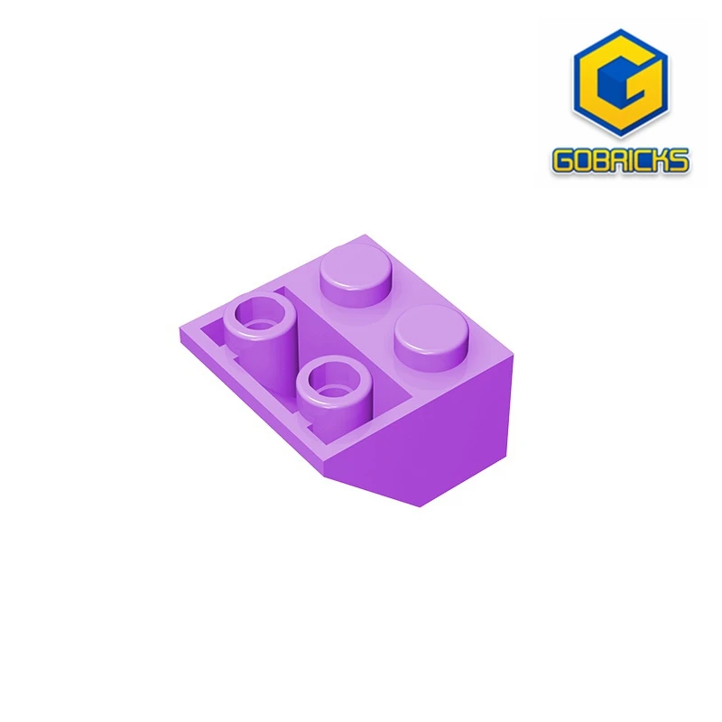 

Gobrick GDS-599 черепица для крыши 2X2/45 INV. Совместим с lego 3660 деталей Детский развивающий конструктор «сделай сам» технический