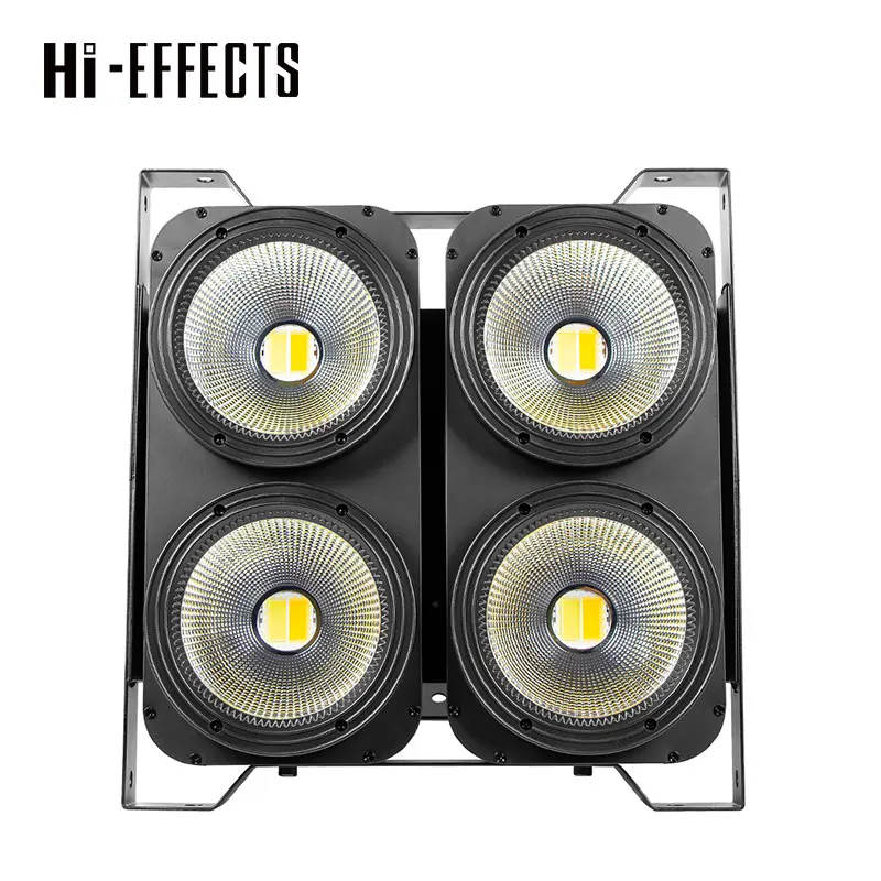 

4 Eyes 100W COB Par Light LED Cold Warm White 2IN1 Audience Blinder Combination DMX Stage Light Par for Wedding Party DJ Disco