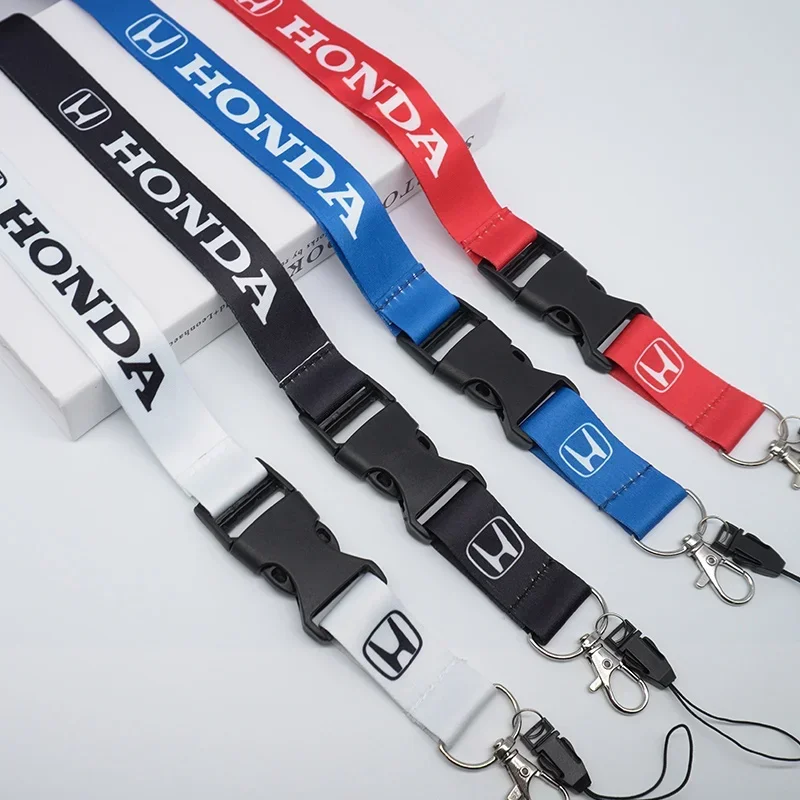 Фото Брелок-ремешок для ключей Honda из нейлона с печатной эмблемой, модный автомобильный аксессуар, подарок, кольцо для ключей, лента-ремешок, держатель для ключей №5