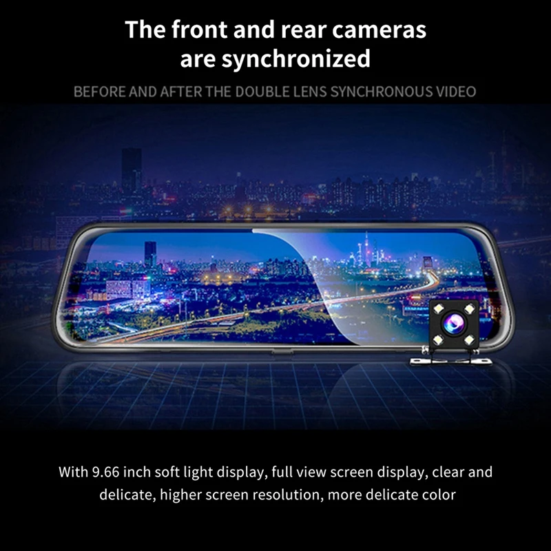 9 66 дюймовый HD-видеорегистратор ночного видения 1080P Hd-видеорегистратор с функцией