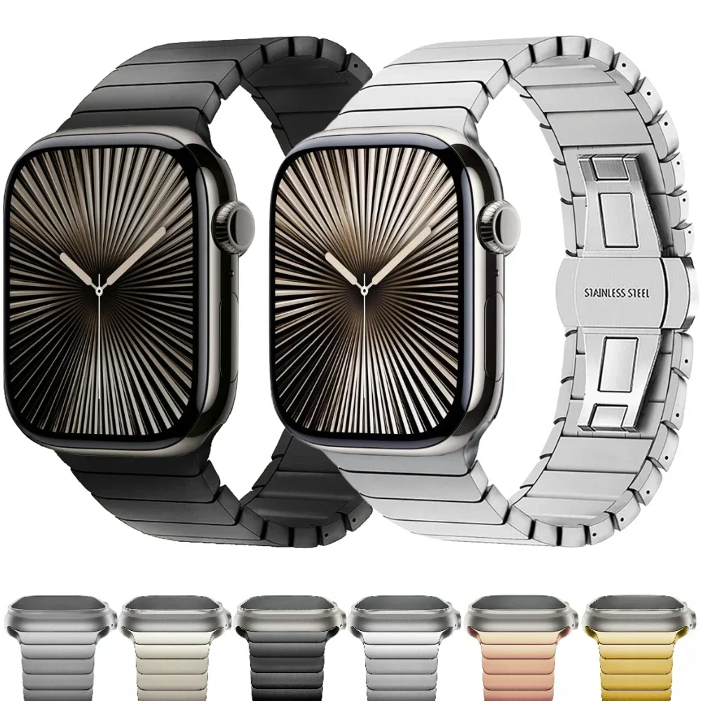 Metal Strap for Apple Watch Ultra 49mm 10 46mm 42mm 9 8 7 45mm 41mm Watchband iWatch series 6 5 4 SE 44mm 40mm 38mm Bracelet
