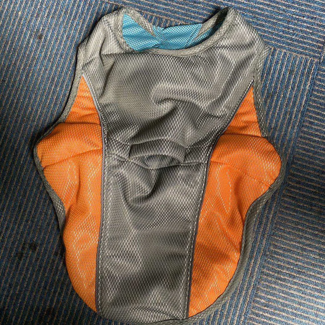 

Cooling Suit Pet Jacket Dog Vest Reflective Dogs Orange Coat Wiring Harness