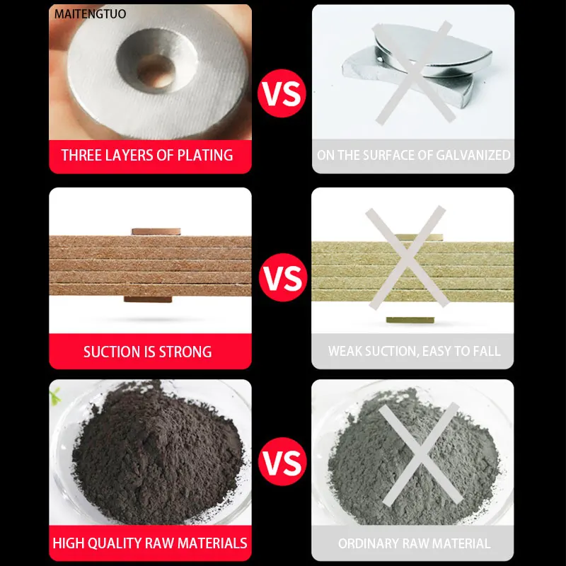 1/2/3/5 шт. 40x10-8 мм неодимовый магнит 40 x 10 отверстие 8 N35 NdFeB Круглый сверхмощный